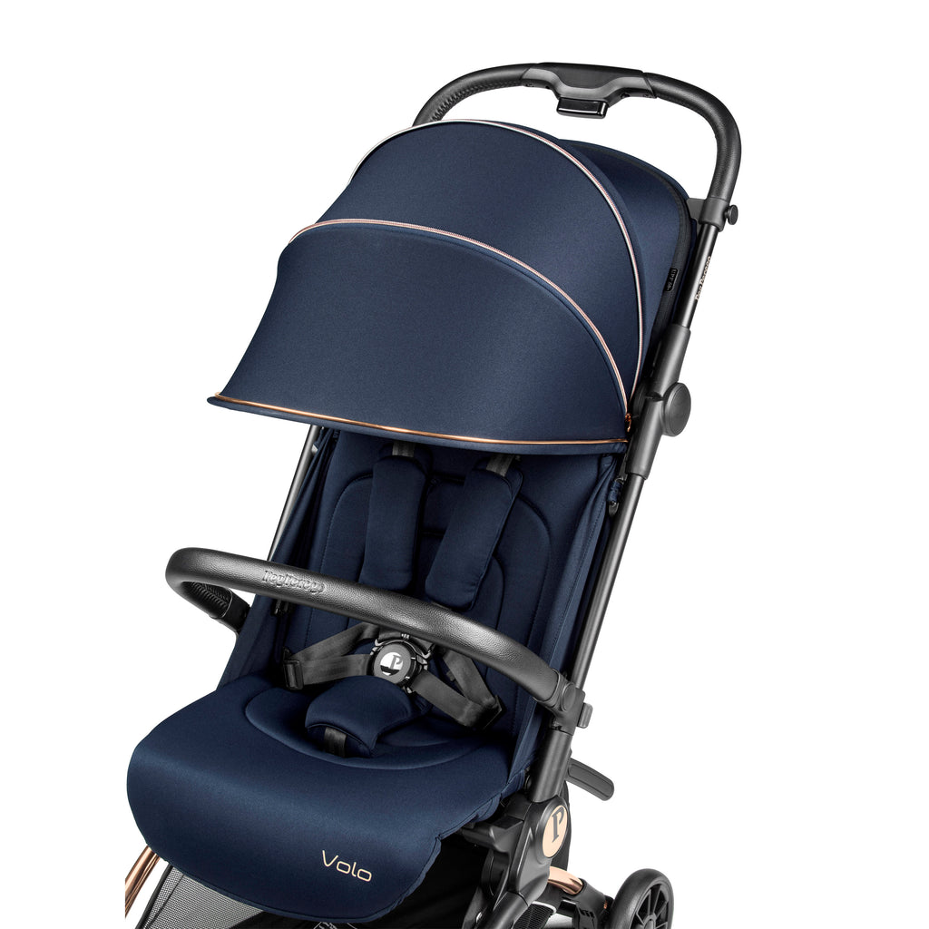 Carucior Peg Perego Volo, 0 - 22 kg, Blue Shine, Albastru