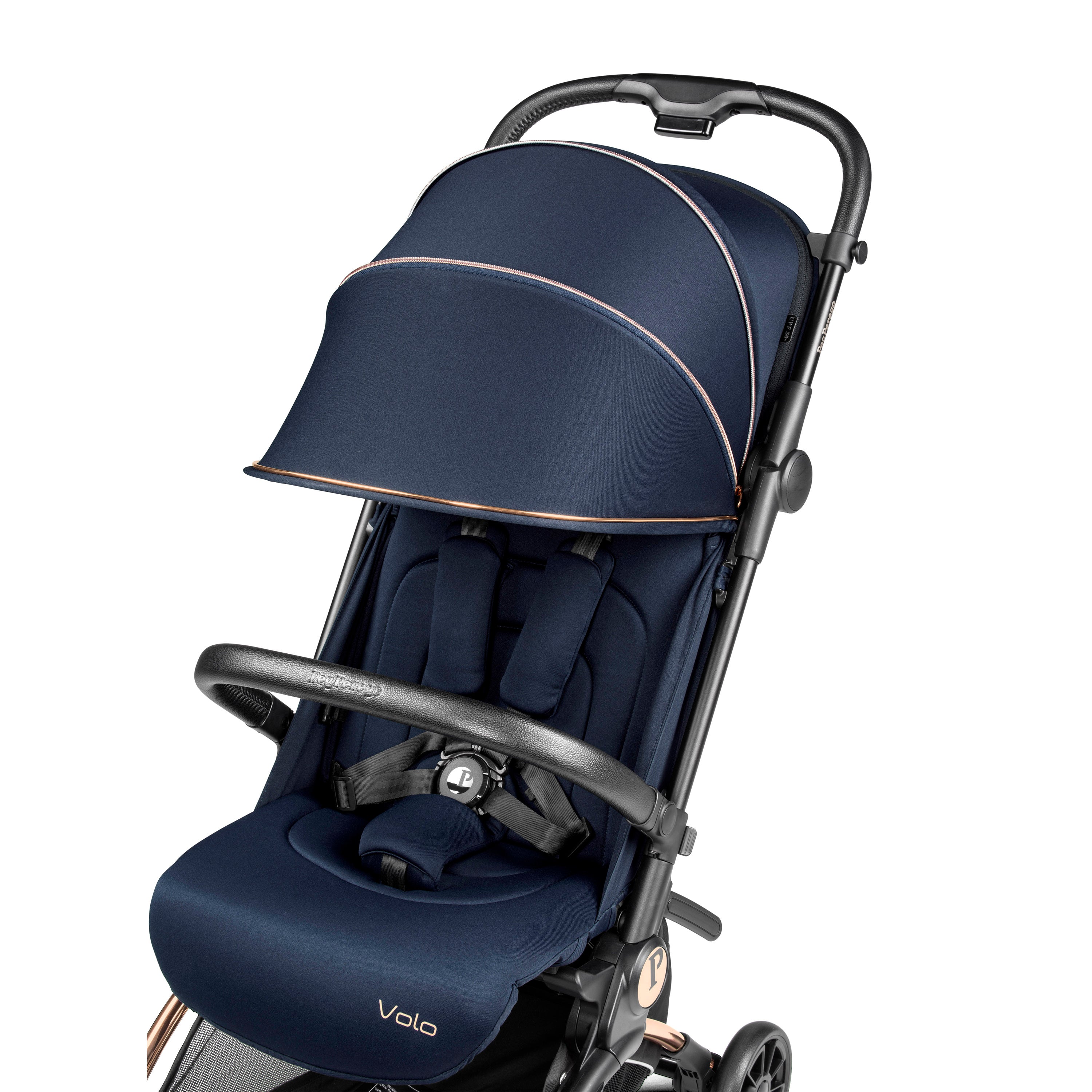 Carucior Peg Perego Volo, 0 - 22 kg, Blue Shine, Albastru