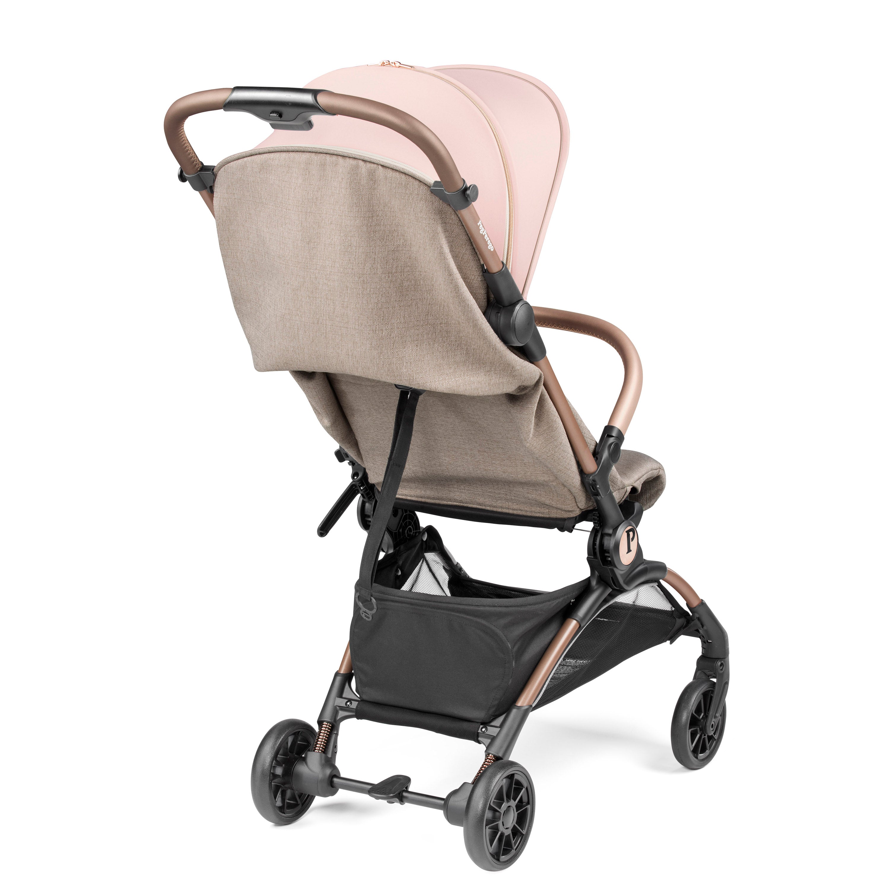 Carucior Peg Perego Volo, 0 - 22 kg, Mon Amour, Bej / Roz