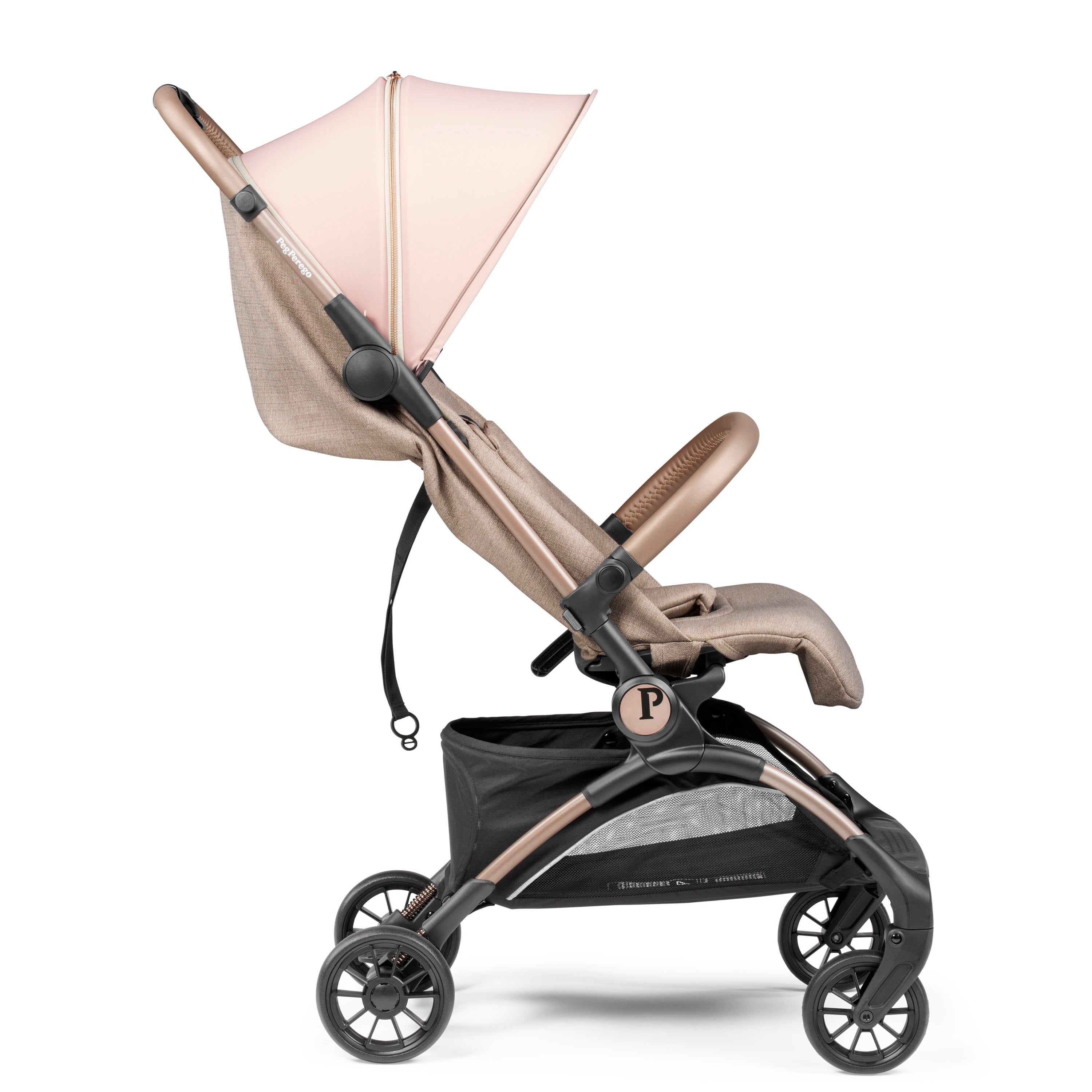 Carucior Peg Perego Volo, 0 - 22 kg, Mon Amour, Bej / Roz