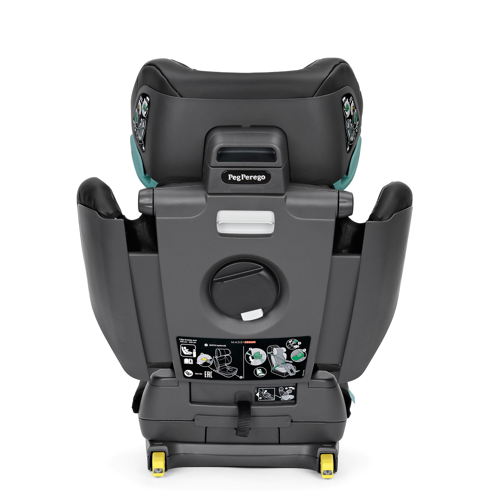 Scaun auto iSize Peg Perego, Viaggio Flex, 100-150 cm, 3-12 ani, Licorice
