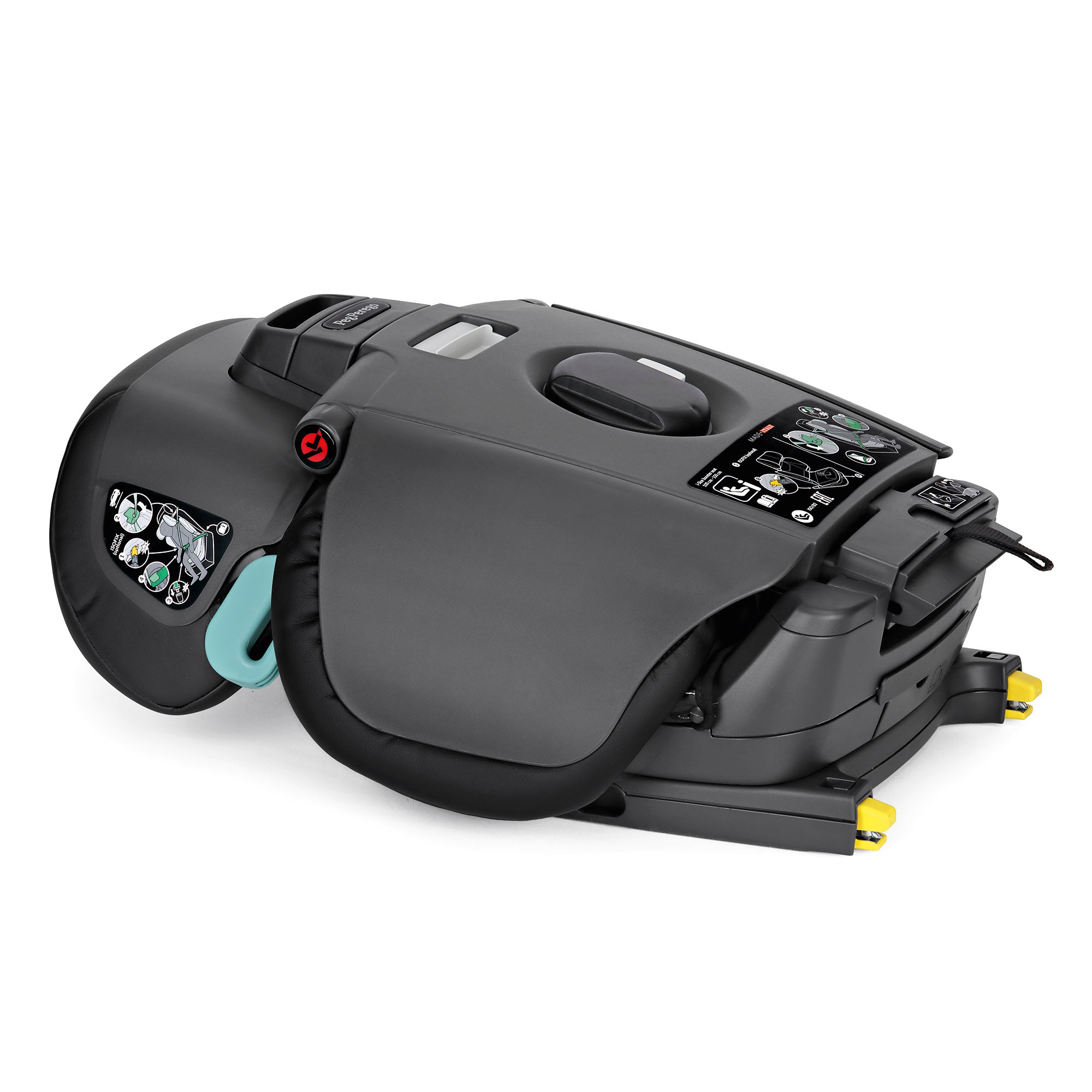 Scaun auto iSize Peg Perego, Viaggio Flex, 100-150 cm, 3-12 ani, Licorice