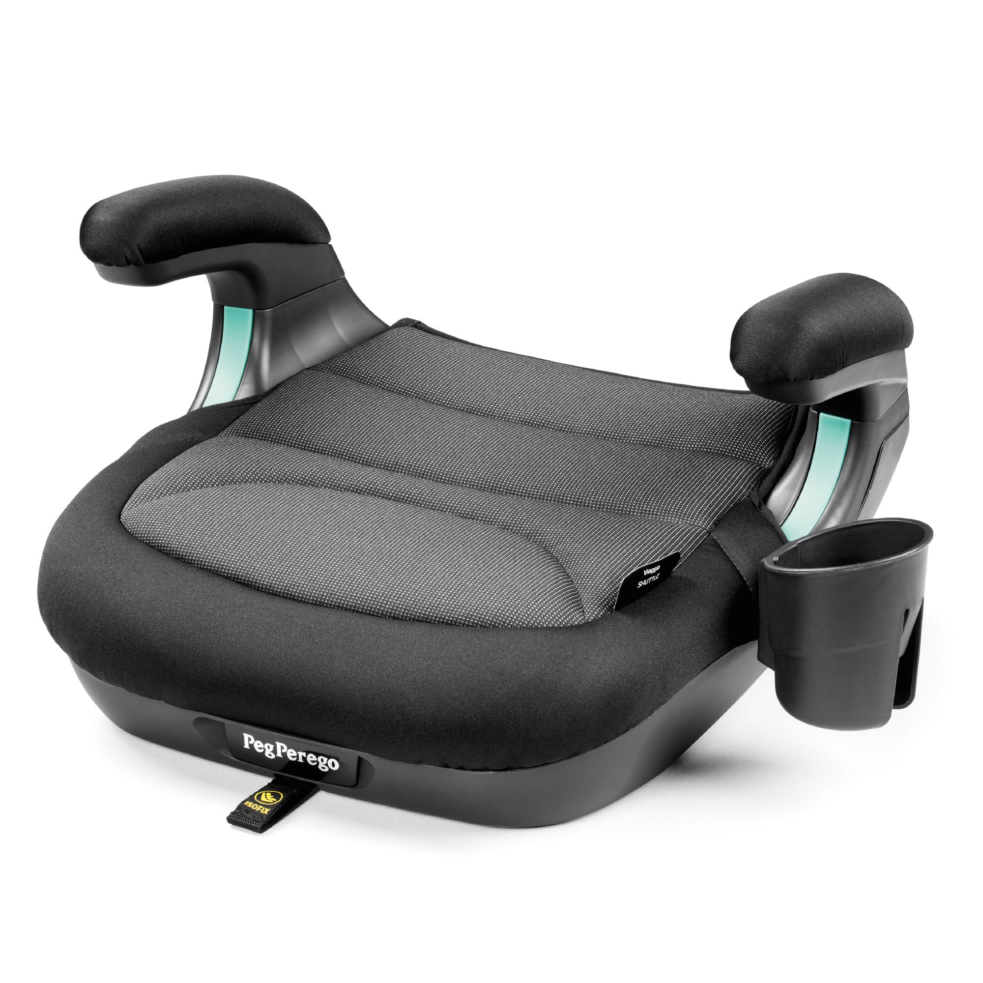 Scaun auto iSize Peg Perego Viaggio Shuttle, 125-150 cm, 6-12 ani, Crystal Black