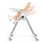 Scaun de masa 2in1 Peg Perego Prima Pappa Zero Follow Me, 0-15 Kg, Peach, Portocaliu