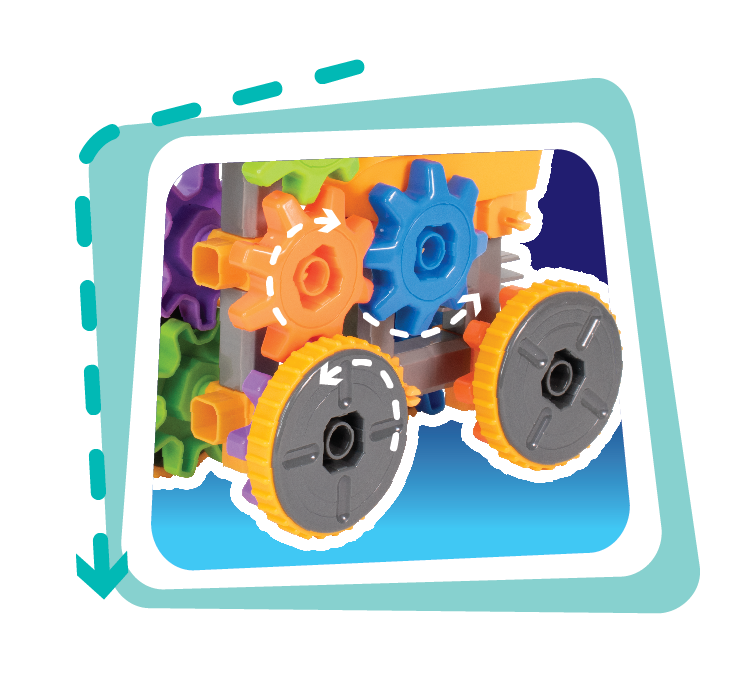 Set de constructie 3 in 1 STEM  - Robotel & masinute saniter