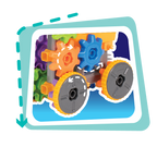 Set de constructie 3 in 1 STEM  - Robotel & masinute saniter
