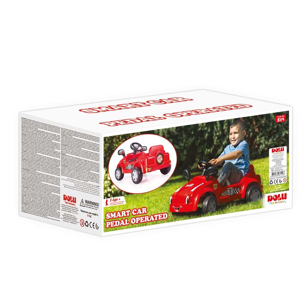 Masina Smart cu pedale rosie
