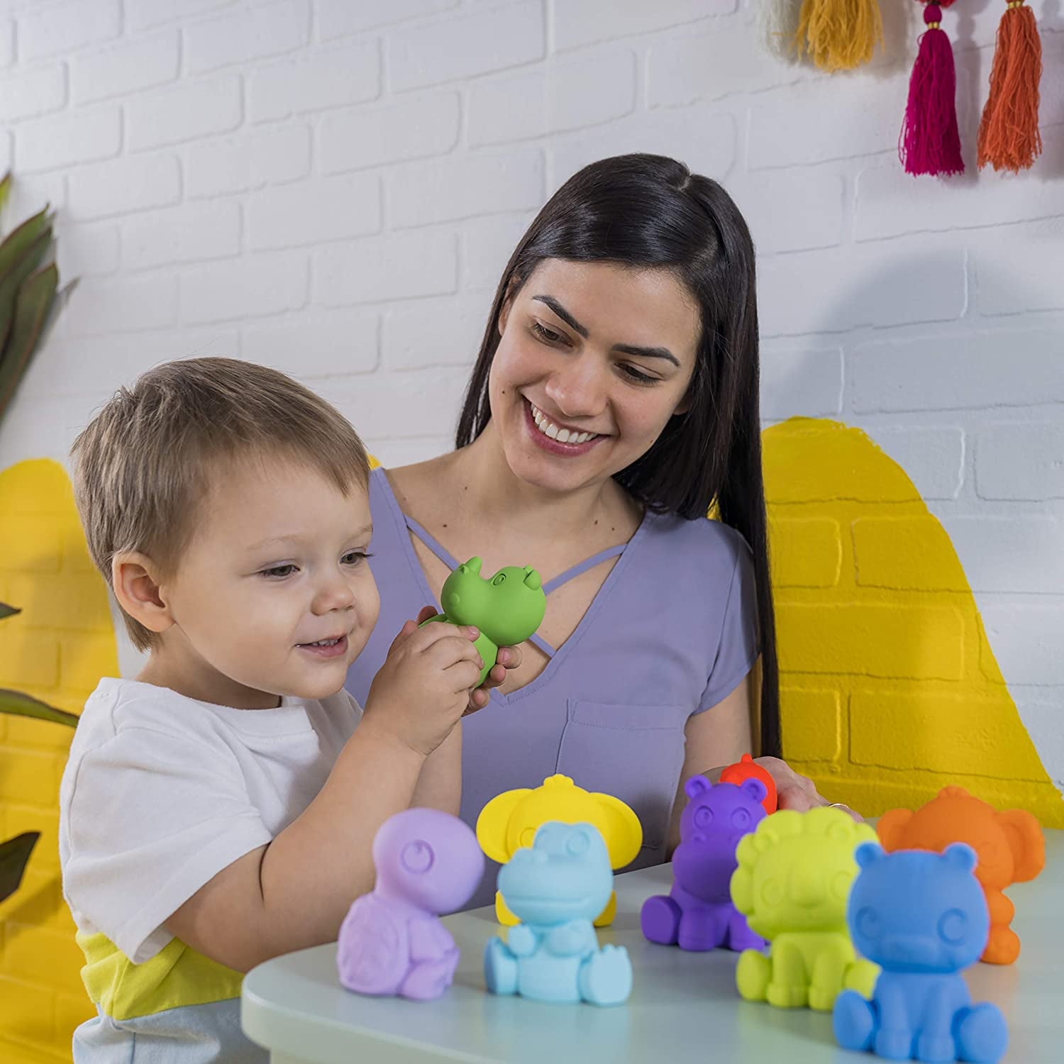 Bright Starts - Jucarie Echipa animalutelor colorate