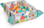 Bright Starts - Salteluta de activitati 5 in 1 Gym & Ball Pit Totally Tropical