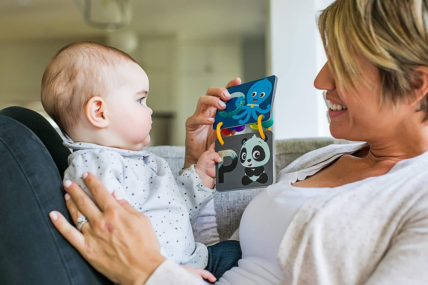 Baby Einstein - Jucarie Cartonase cu Alfabetul de la A la Z