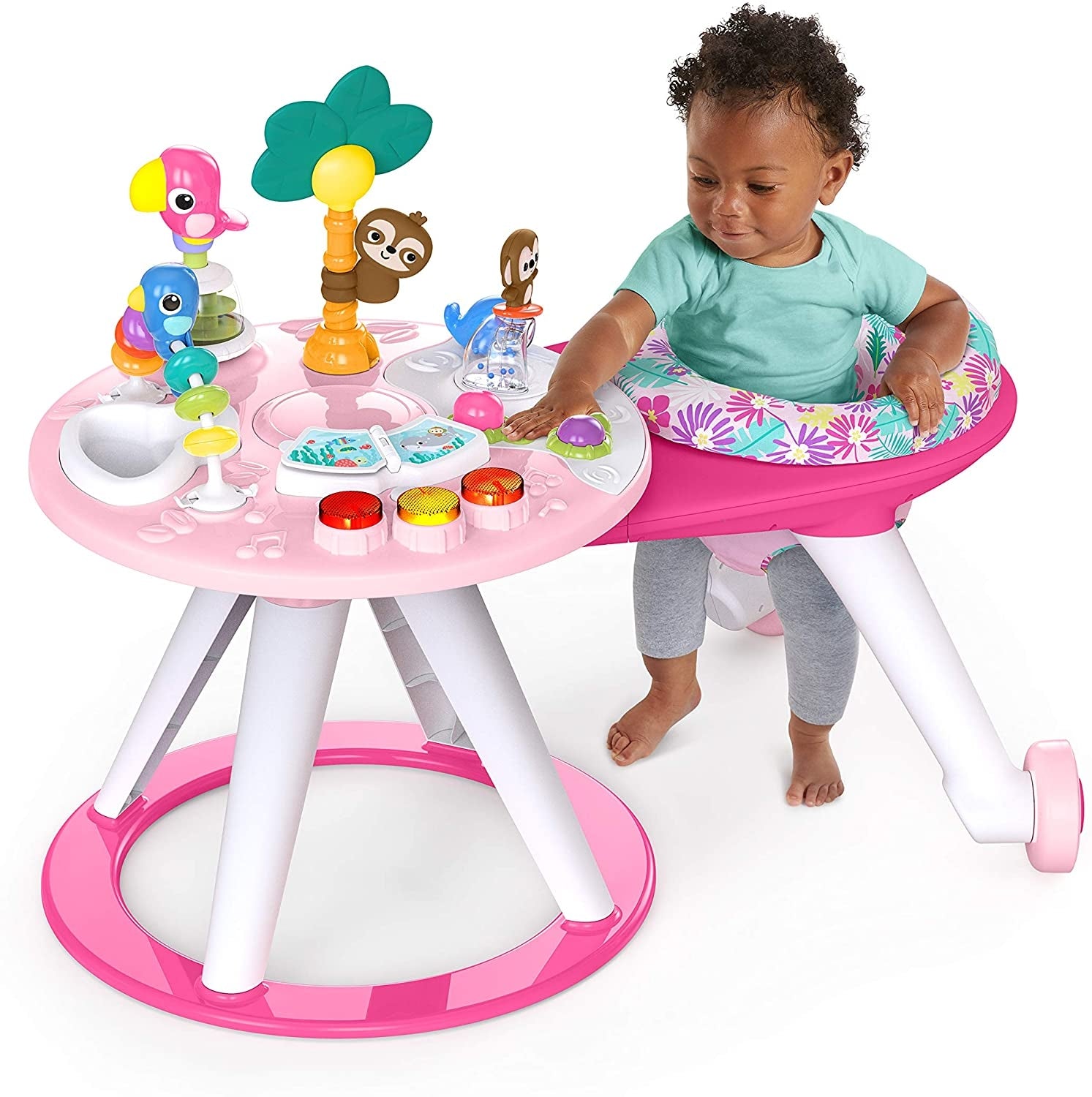Bright Starts - Centru de activitati 2 in 1 Tropic Coral