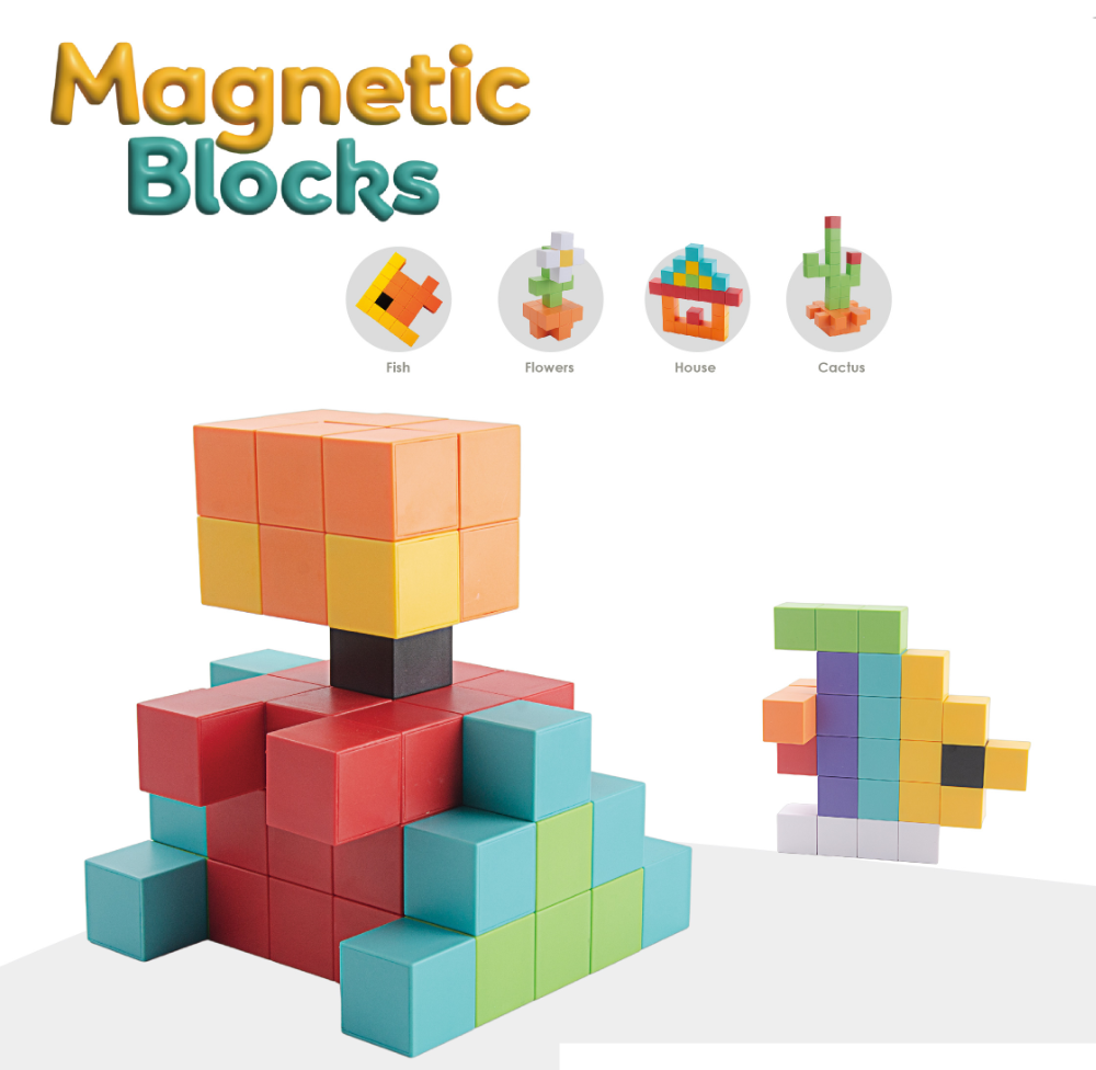Joc de logica STEM magnetic - Modele 3D