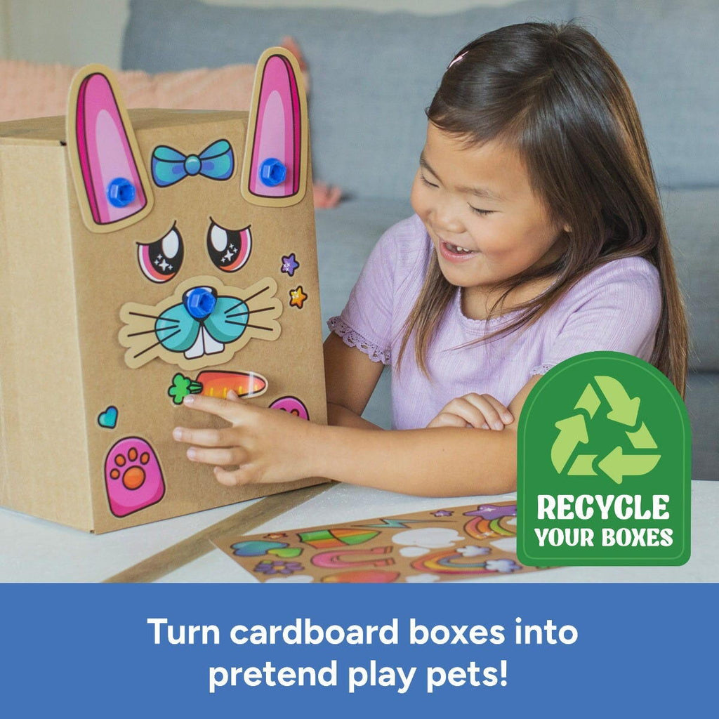 Set de creatie Boxineers™ - Animalute din carton