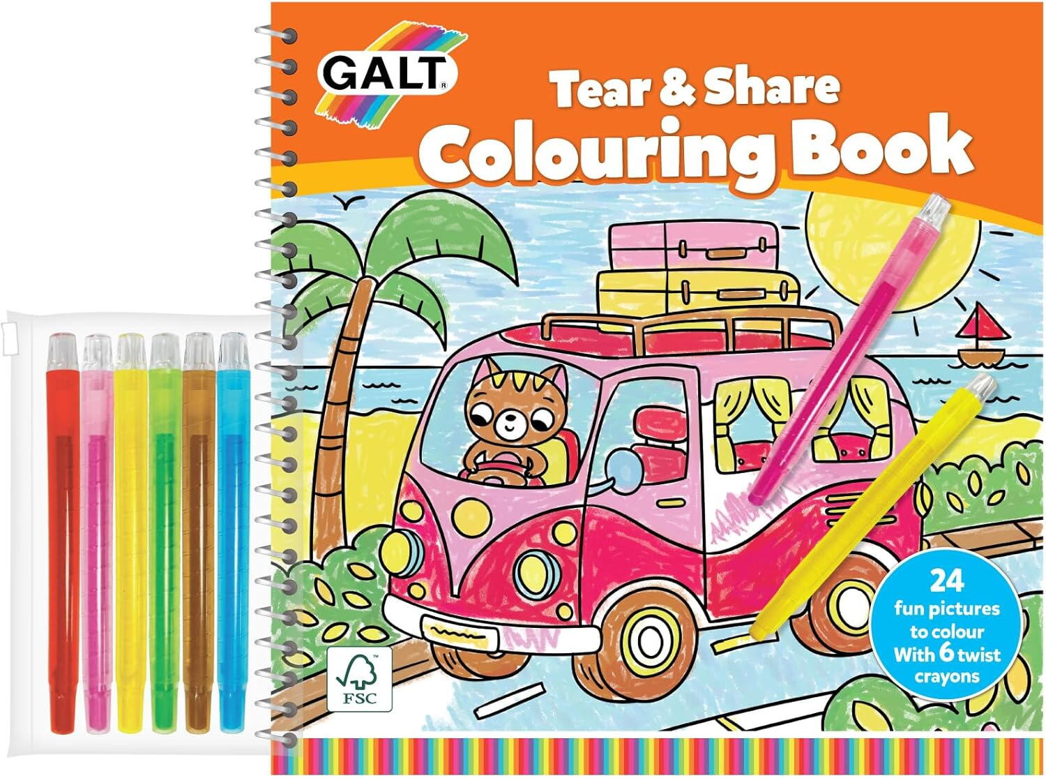 Set de colorat - Rupe & daruieste