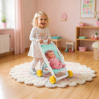 Carucior pentru papusi - Pastel