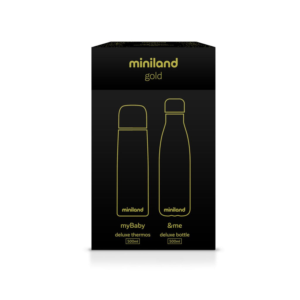 Set 2 Termosuri Lichide Miniland MyBaby@Me Gold 500 ml