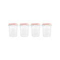 Set 4 recipiente gradate Miniland Candy 250 ml