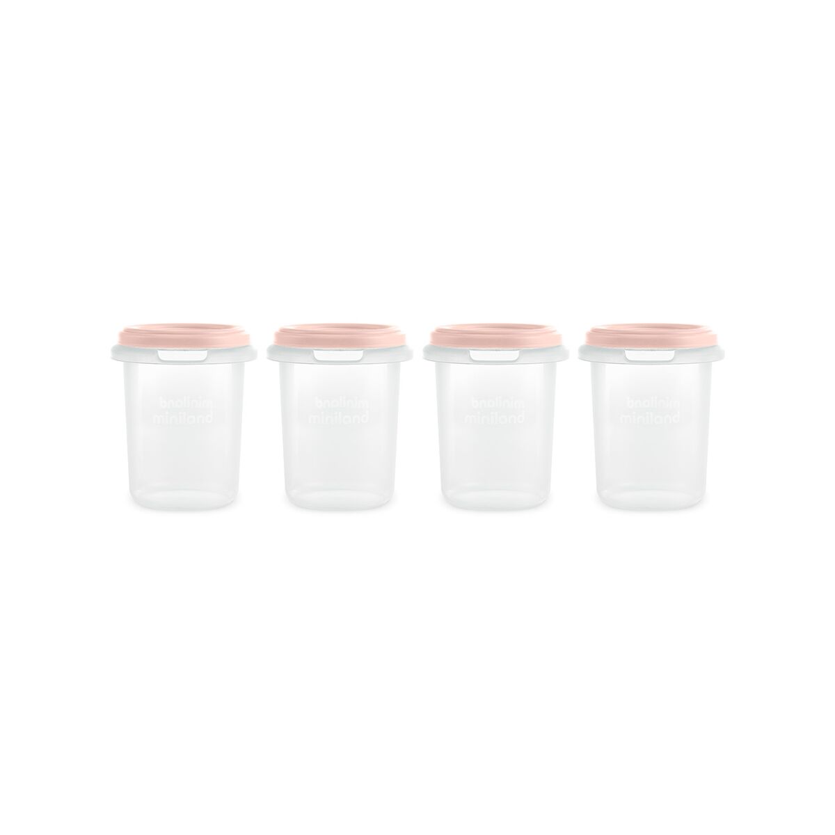 Set 4 recipiente gradate Miniland Candy 250 ml