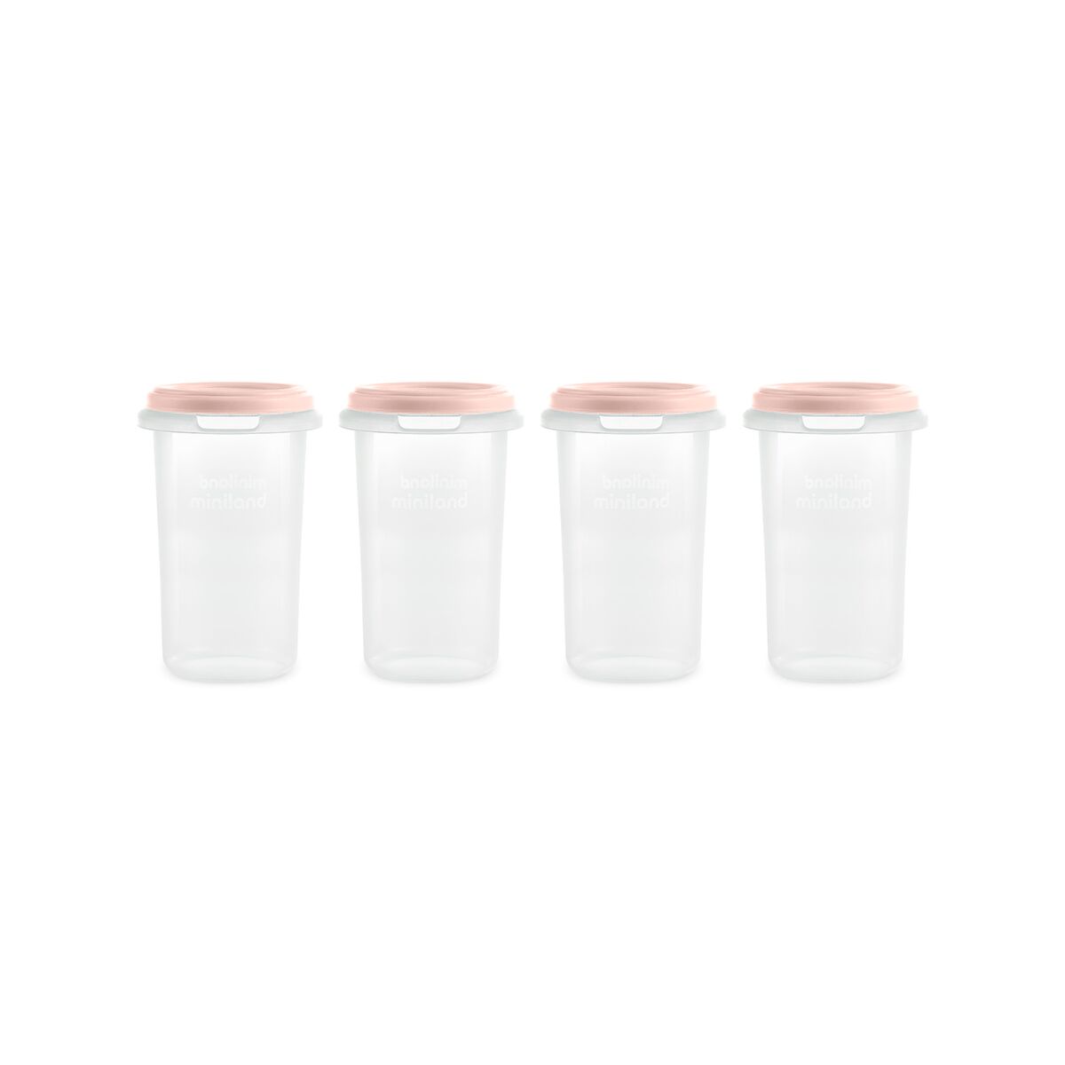 Set 4 recipiente gradate Miniland Candy 330 ml
