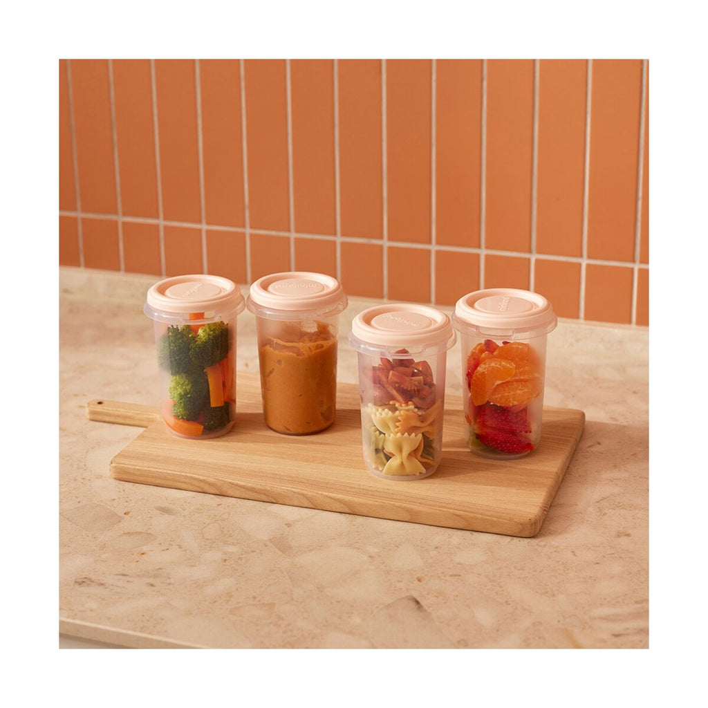 Set 4 recipiente gradate Miniland Candy 330 ml