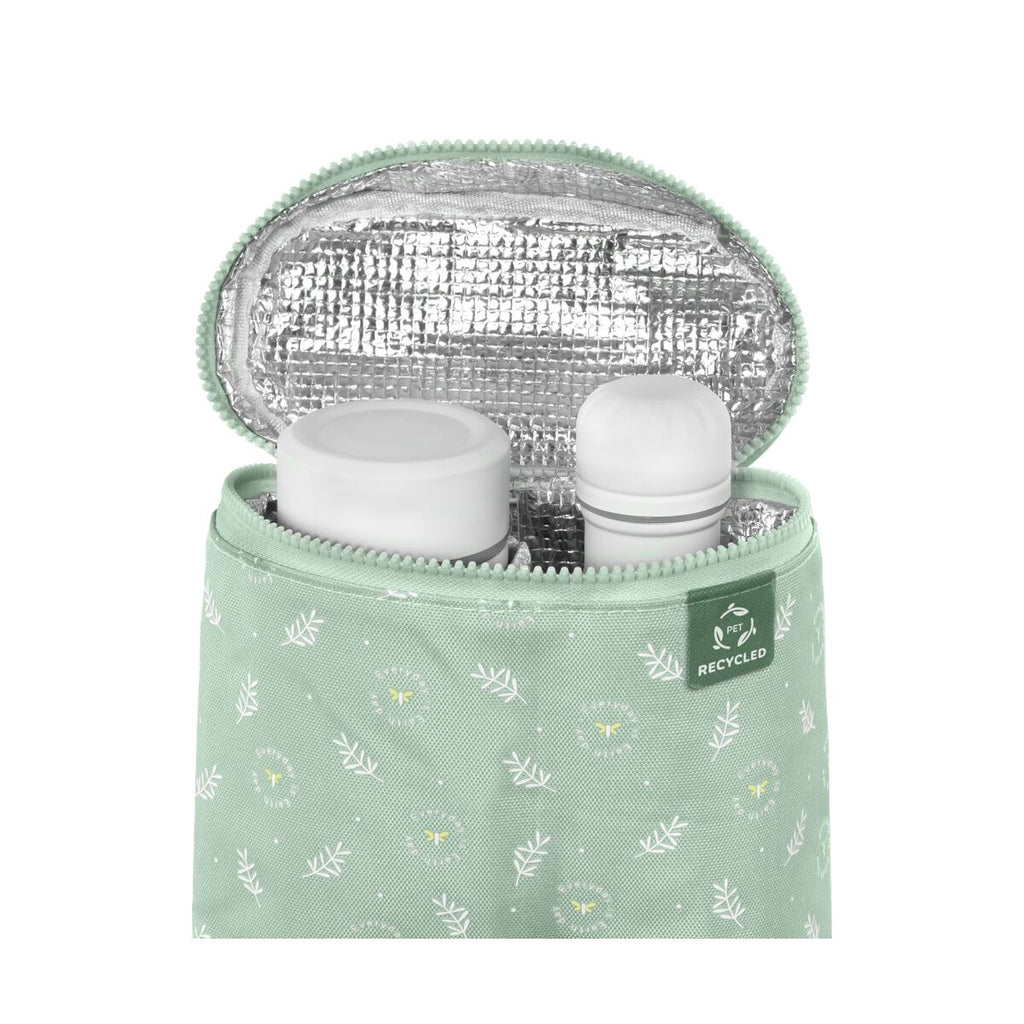 Geanta izoterma dubla Miniland Ecothermibag Mint pentru 2 x 500 ml