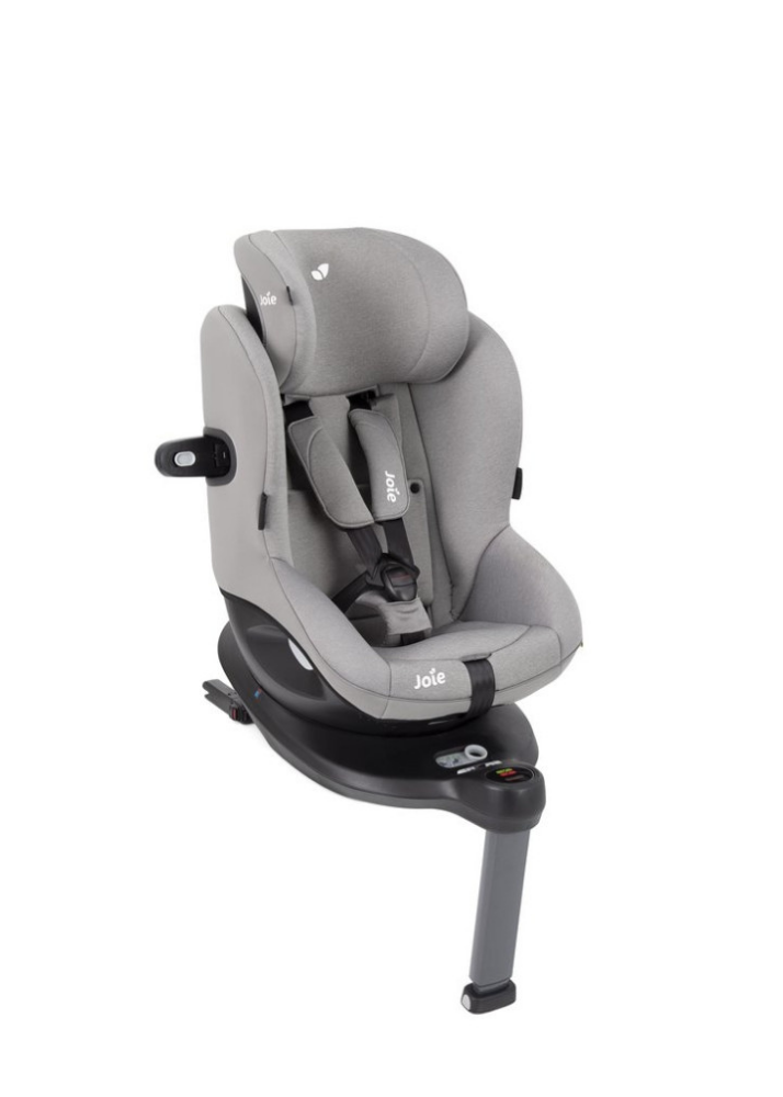 Joie - Scaun auto i-Spin 360° E Gray Flannel, 61 cm-105 cm, testat ADAC si certificat R129