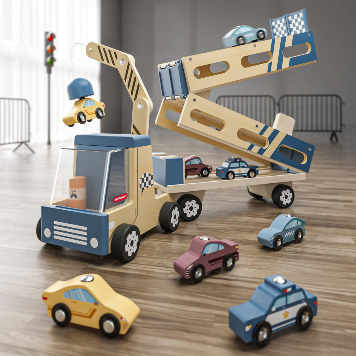 Primul meu camion cu platforma auto