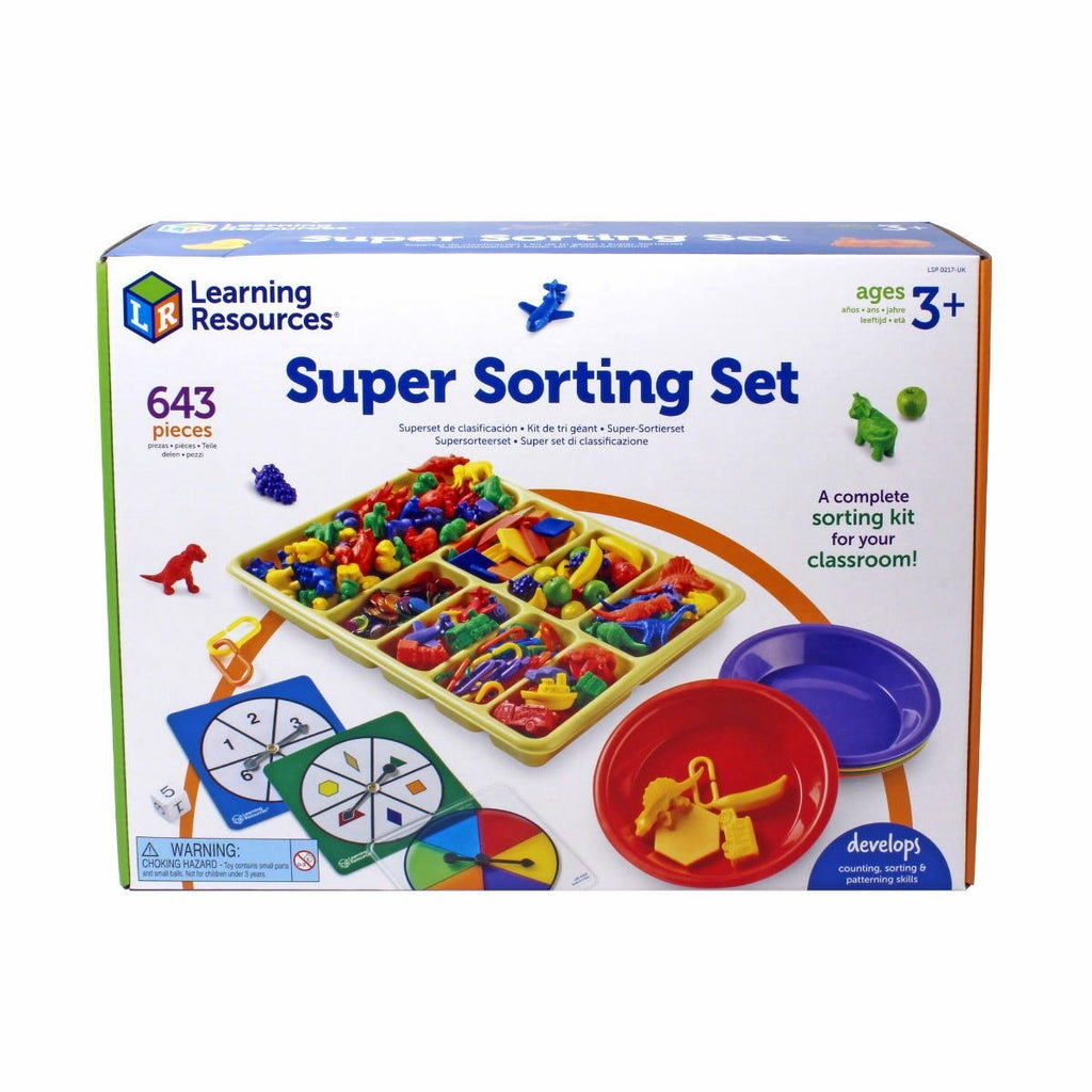 Kit educational complet pentru sortare - 600+ piese si activitati pentru copii