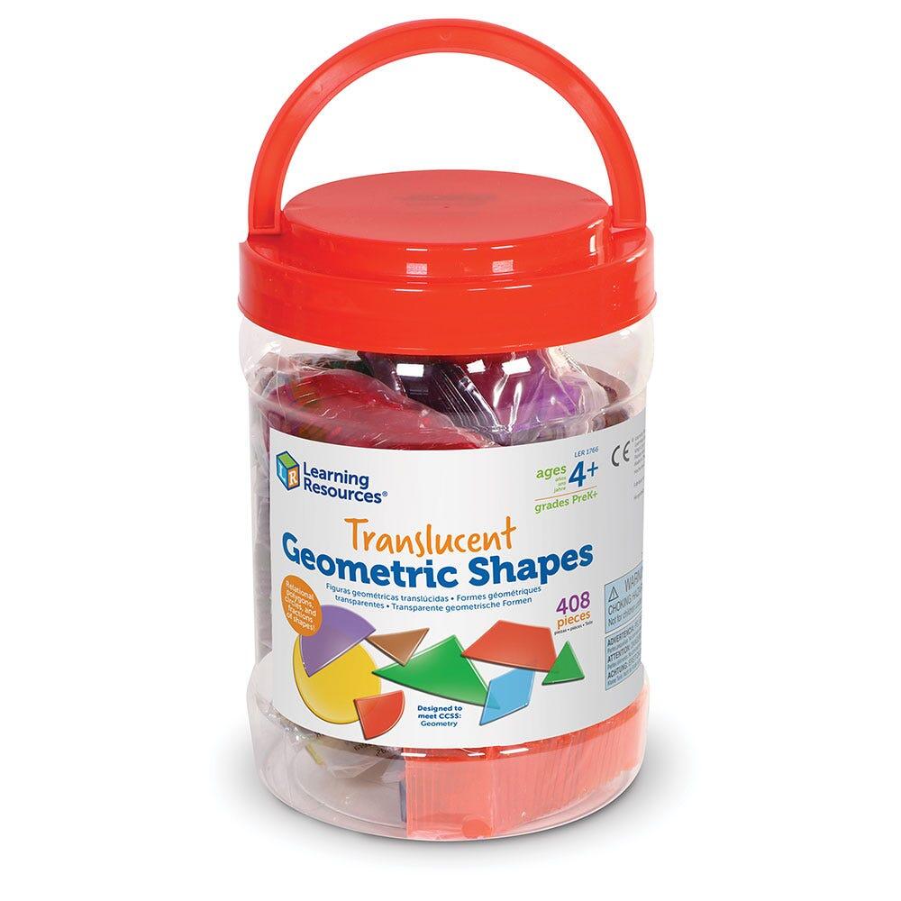Forme geometrice transparente (408 piese)