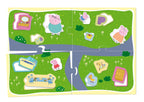 LISCIANI Casuta 3D Peppa Pig din carton cu mobilier 3D, set de construit pentru copii 3-6 ani
