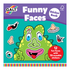 Carte cu abtibilduri Funny Faces