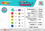 Set de constructie cu rotite Deluxe (100 piese)