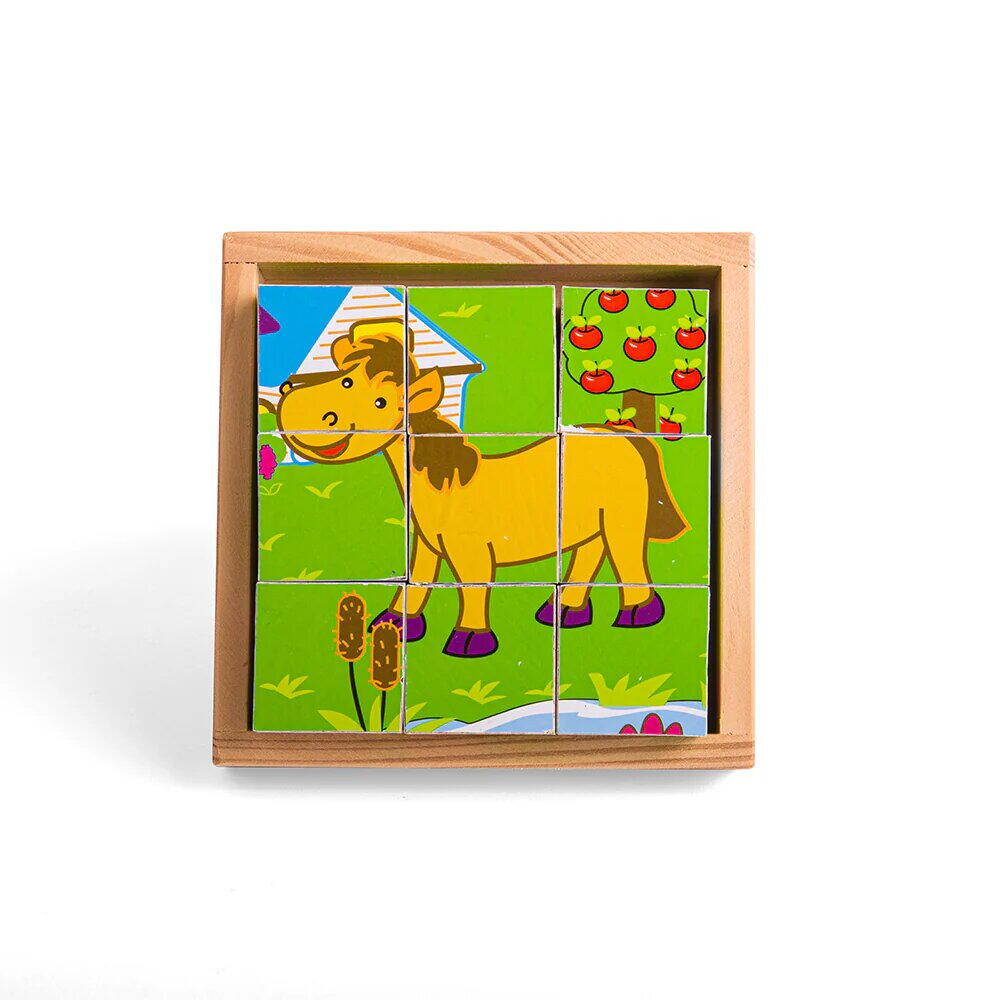 Puzzle cubic - animale domestice