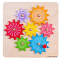 Puzzle din lemn cu rotite