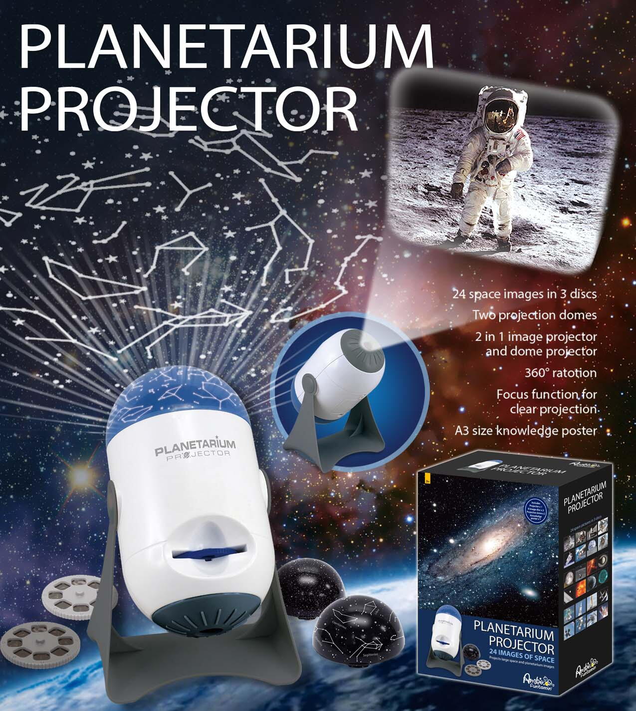 Proiector & planetariu - Prin spatiul cosmic