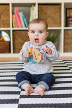 Baby Einstein - Jucarie mini tamburina din lemn