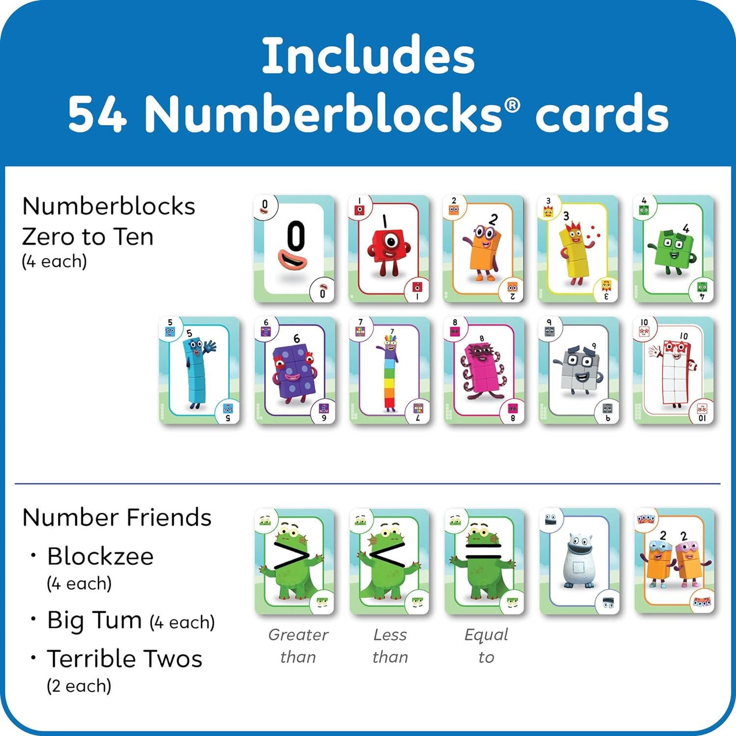 Joc de carti - Numberblocks®
