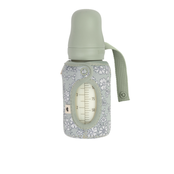 BIBS x LIBERTY - Husa pentru biberonul din sticla 110 ml, Capel Sage