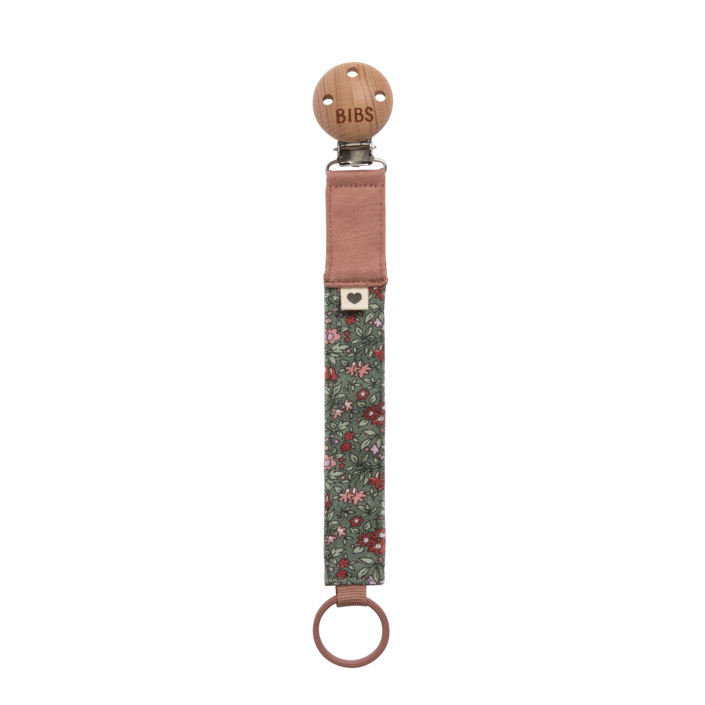 BIBS X Liberty Bundle - Set cutie cadou cu bavetica, cutie de suzeta, clip suzeta si jucarie multisenzoriala