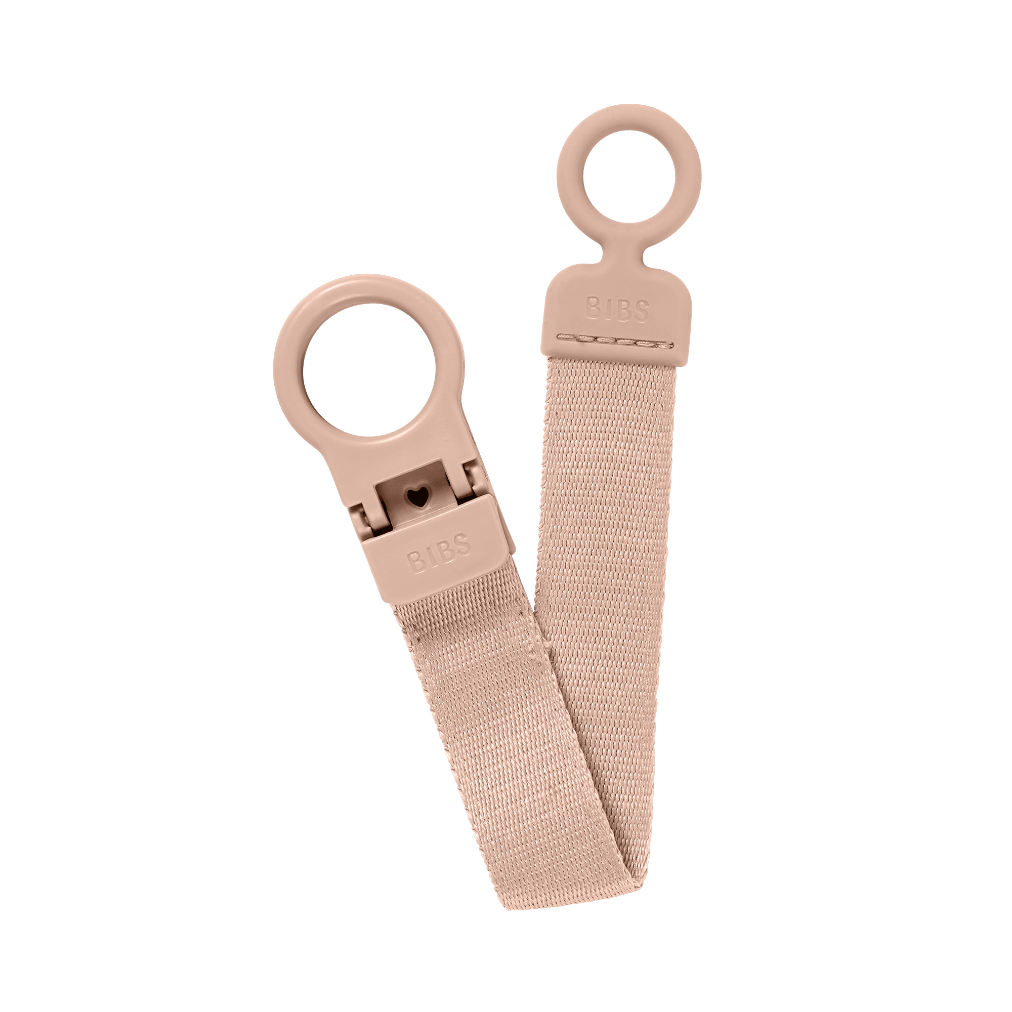 BIBS - Lantisor clip Loop pentru suzeta, Blush