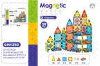 Joc magnetic - Parcarea masinutelor 59 piese (5.5 cm)