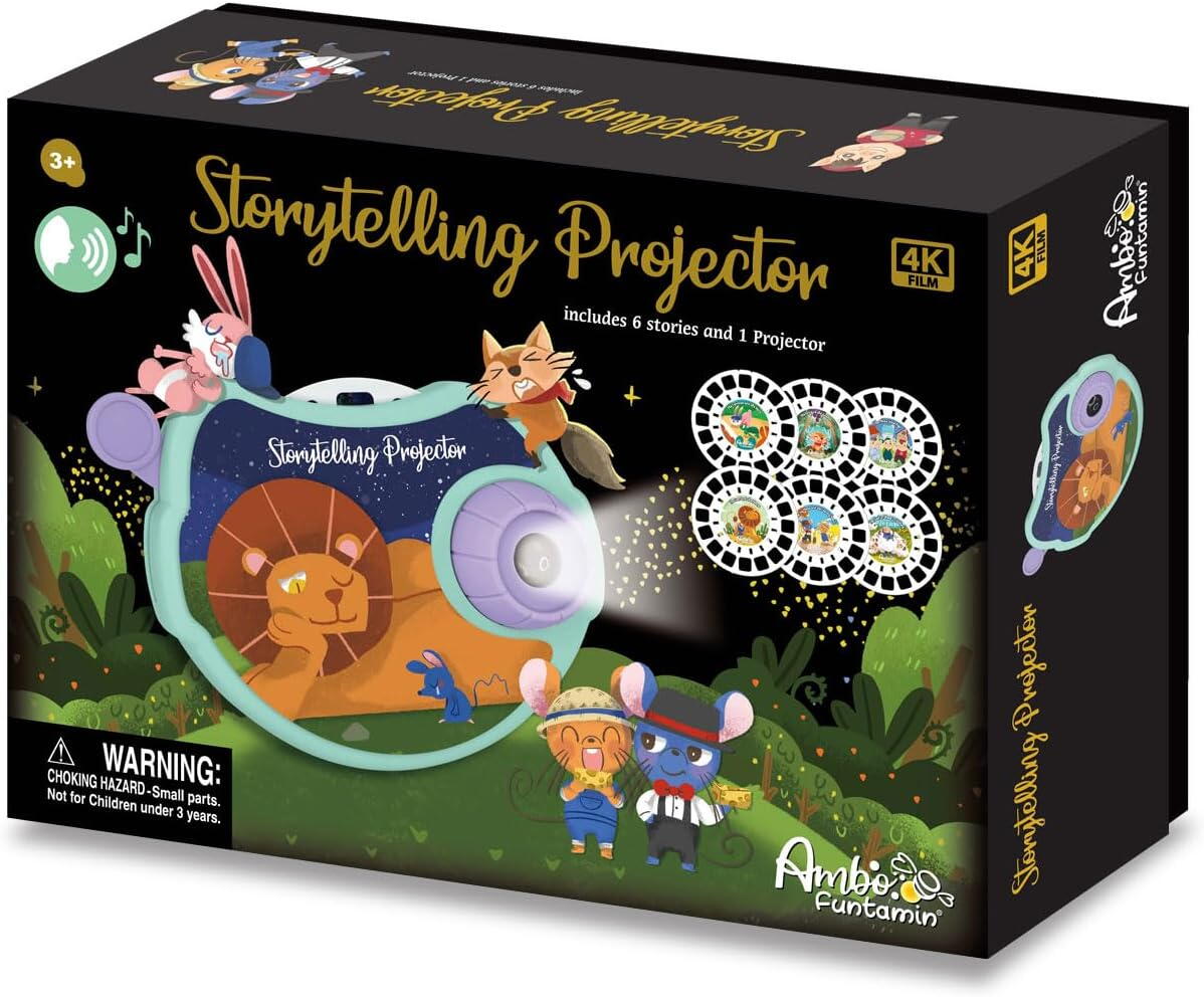 Proiector cu 6 fabule - Vulpea si strugurii, Cei trei purceluși etc.