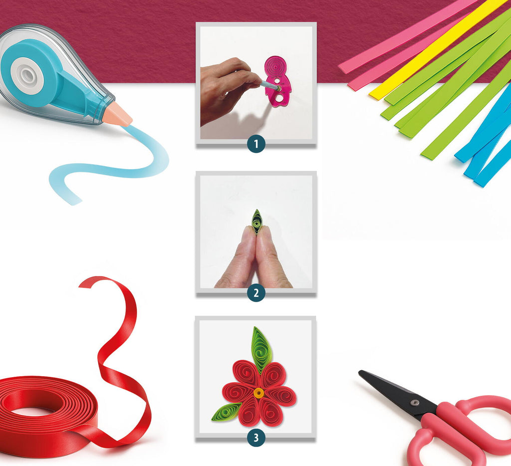 Set creativ KIDS ART - Decoratiuni din hartie