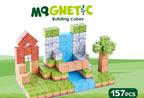Cuburi magnetice - In natura 157 piese (2.5 cm)
