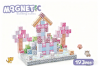Cuburi magnetice  - Universul printeselor 193 piese (2 cm)