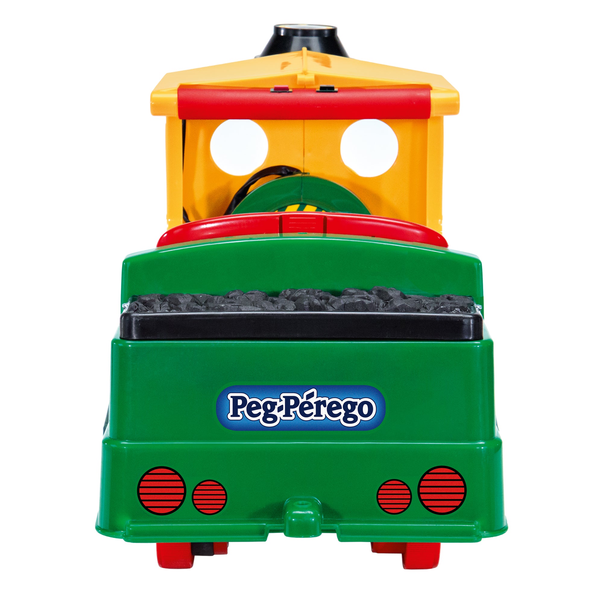 Trenulet electric Peg Perego Santa Fe, 6V, 2 ani +,Verde