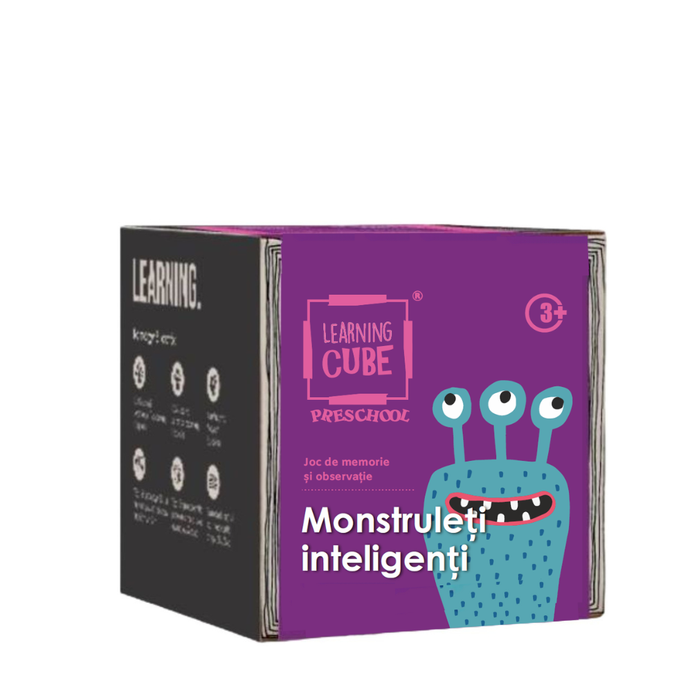 Joc de atentie Learning Cube® - Monstruleti inteligenti