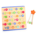 Puzzle din lemn - Litere & sunete in lb. engleza
