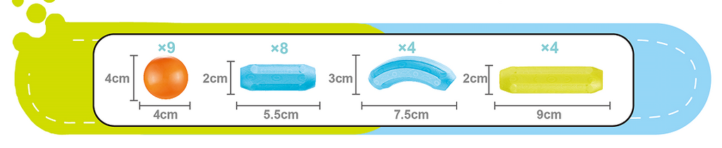Set de constructie magnetic - Forme 3D (25 piese)
