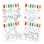 Water Painting: Carte de colorat Animalute